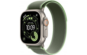 Купить Apple Watch Ultra 3 49mm Trail Loop Green/Neon / Natural Titanium Case