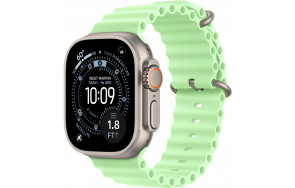 Купить Apple Watch Ultra 3 49mm Ocean Band Neon Green / Natural Titanium Case