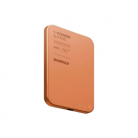 Power Bank MOMAX 1-Power Q.Pass 3000mAh Magnetic wireless  (IP115M) Orange