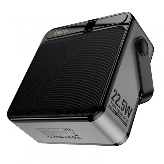 Power bank HOCO J161 Power 22.5W+PD20W Fully compatible with lighting(80000mAh) Black and gray